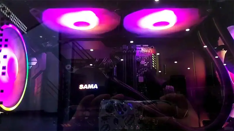 Sama 120mm Liquid Cpu Coolers Cpu Liquid Cooler Water Cooler Cpu For Pc Gaming Case