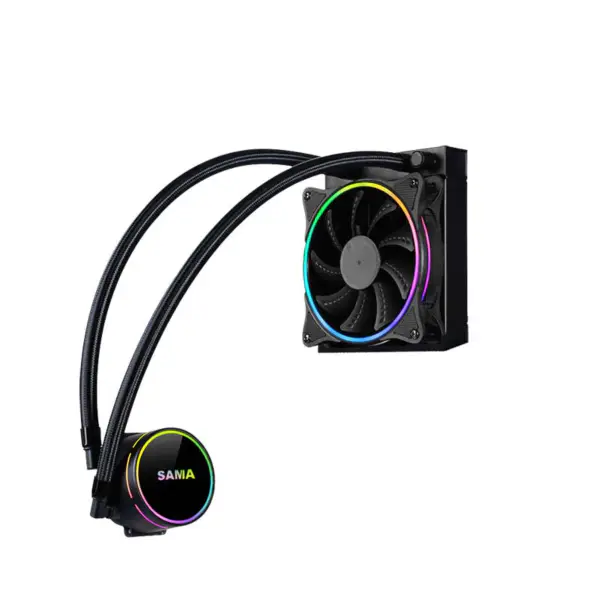 Sama 120mm Radiator Rainbow Pc Para Cpu Rgb Chłodnica cieczy Blok komputerowy Chłodnice wodne Cpu