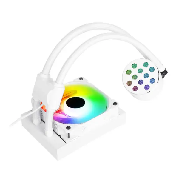 Sama 12cm Aio Cpu Cooler Radiator Miedź Wyświetlacz Chłodzenie cieczą Pc Cpu Cooler Rgb Glow Z Niższym Poziomem Hałasu Pompa