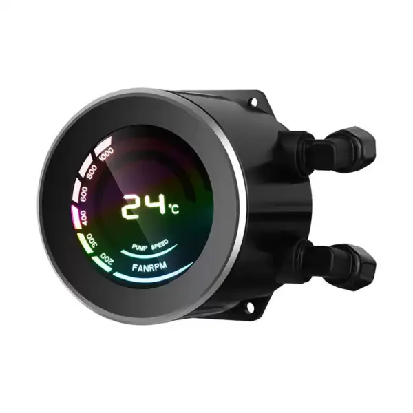 Zestaw chłodzenia cieczą Sama 240mm Aio Cpu Zestaw chłodzenia cieczą System komputerowy Wyświetlacz LCD