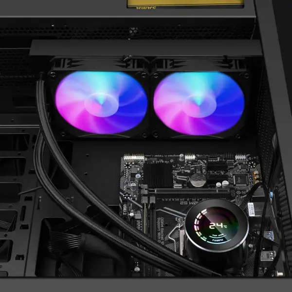 Sama 240mm Argb Fan Radiator Chłodzenie wodne komputera dla Lga 1700 Kompatybilny