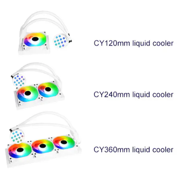 Sama 240mm Radiator Rainbow Pc Para Cpu Rgb Chłodnica Cieczy Blok Komputer Cpu Chłodnice Wodne I Systemy Wentylatorów Chłodzących Dla Pc Cpu