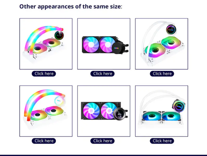 Sama 240mm Radiator Rainbow Pc Para Cpu Rgb Chłodnica Cieczy Blok Komputer Cpu Chłodnice Wodne I Systemy Wentylatorów Chłodzących Dla Pc Cpu