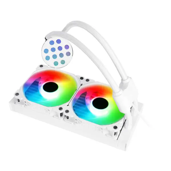 Sama 240mm Radiator Rainbow Pc Para Cpu Rgb Chłodnica Cieczy Blok Komputer Cpu Chłodnice Wodne I Systemy Wentylatorów Chłodzących Dla Pc Cpu