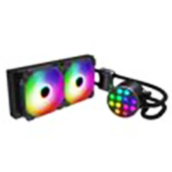 Sama 24cm Aio Cpu Cooler Radiator Miedź Wyświetlacz Woda Chłodzenie cieczą Pc Cpu Cooler Rgb Glow Z Niższym Poziomem Hałasu Pompa