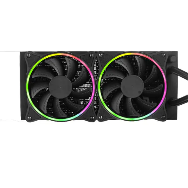 Sama 24cm Aio Cpu Cooler Radiator Miedź Woda Chłodzenie cieczą Pc Cpu Cooler Rgb Glow