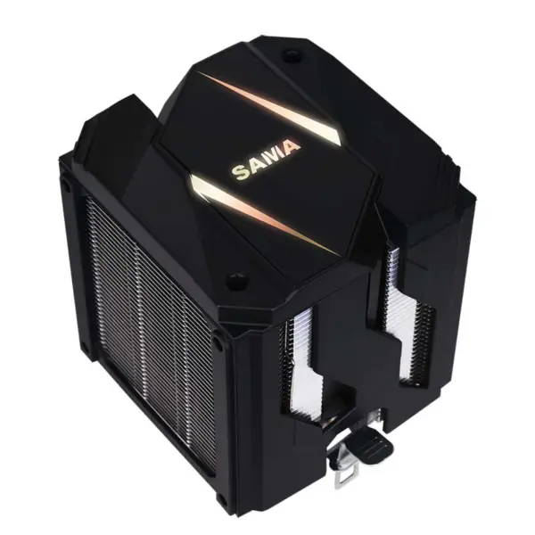Sama 9cm Dual Tower Air Cooler Konfigurowalny Argb Top Cover Cpu Radiator Czarny/srebrny Mały, ale wydajny Cpu Air Cooler