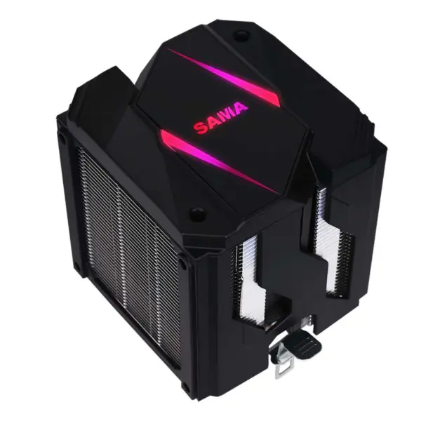 Sama 9cm Dual Tower Air Cooler Konfigurowalny Argb Top Cover Cpu Radiator Czarny/srebrny Mały, ale wydajny Cpu Air Cooler