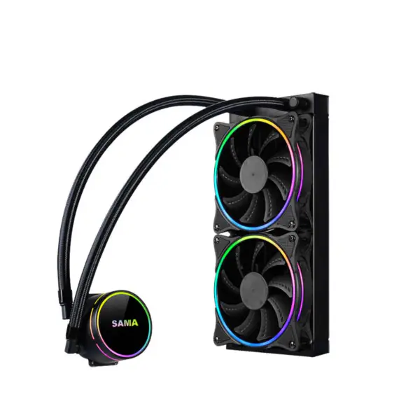 Sama Aio Cpu 240mm Radiator Radiator cieczy Rgb Cooler Cpu Chłodzenie wodne Radiator PC Gaming