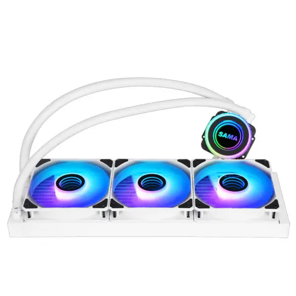 Sama Aio Cpu 360mm Radiator Biały Czarny Radiator Ciecz Rgb Cooler Cpu Pc Komputer Procesor Chłodzenie Wodą Radiator Pc Gaming