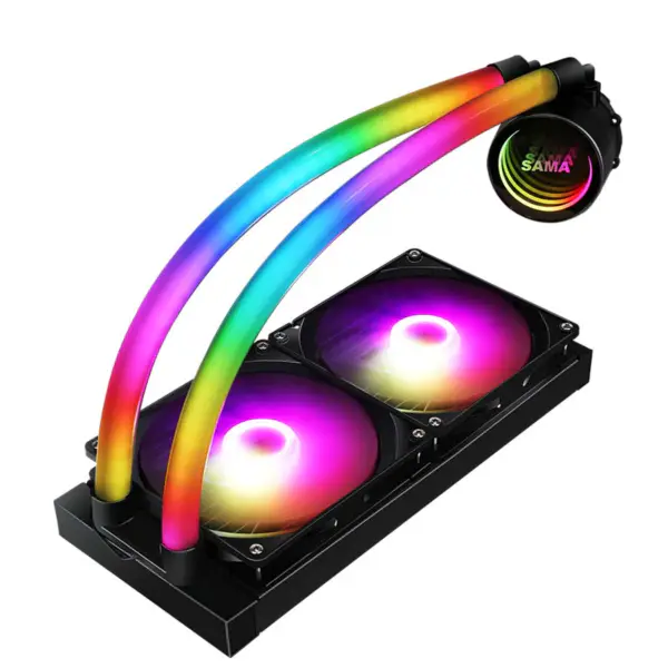 Sama Am4 Am5 Cooler Gaming Computer Liquid Cooler Cpu Cooler Argb Pompa powietrza z niższym poziomem hałasu