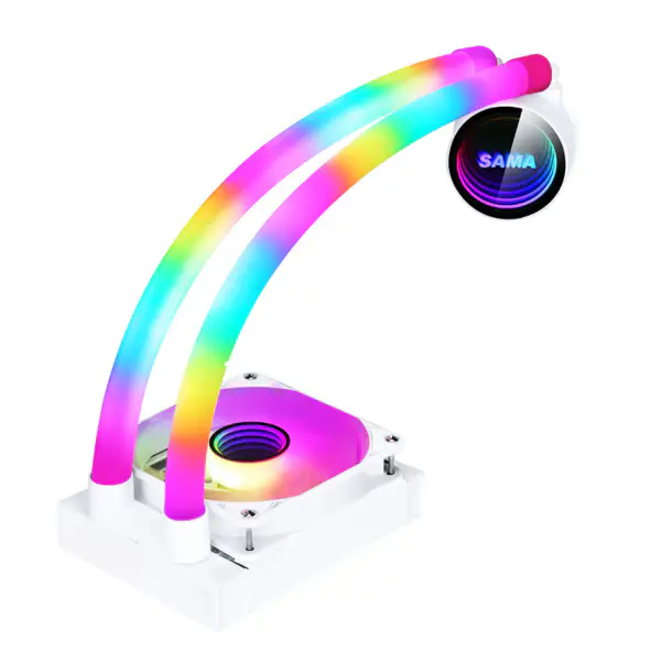 Sama Argb Controling Single 12cm RGB Fan Cpu Cpu Water Cooling Radiator