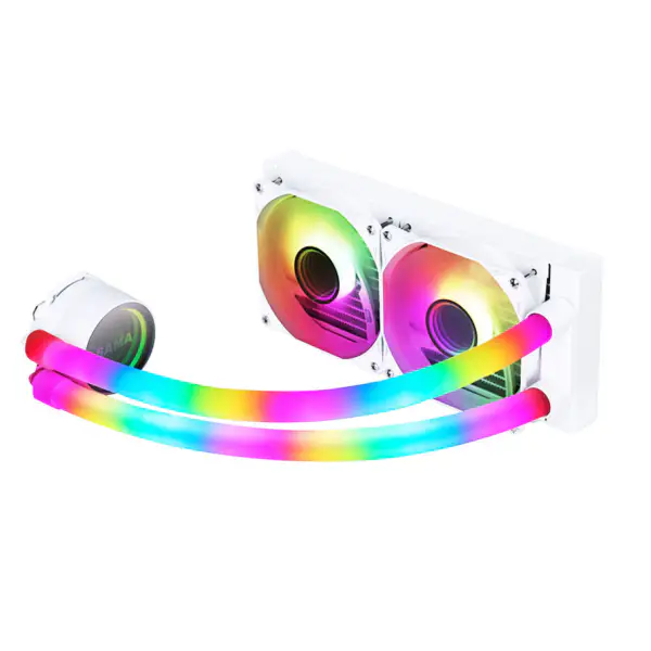 Sama Custom Cpu Cooler Heat Sinks 240 Rgb Cooling Fan For Intel Amd Cpu Lga775/115x Am4 Am5 Ryzen 12600k Cpu Liquid Cool