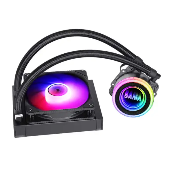 Sama Black 120mm Radiator Pc Cpu Chłodzenie cieczą