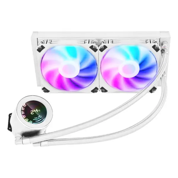 Sama Aio 240mm Ekran Lcd System chłodzenia wodą Chłodzenie komputera Chłodzenie wodą Heatdink Cpu