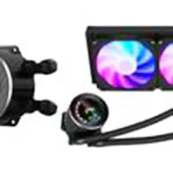 Sama Aio 240mm Ekran Lcd System chłodzenia wodą Chłodzenie komputera Chłodzenie wodą Heatdink Cpu