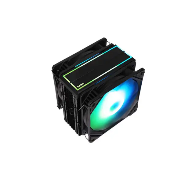 Sama 6cm Universal Amd Intel Platform Cooler Chłodzenie procesora Miedź Pc Cpu Chłodzenie powietrzem Radiator Cpu Fan Cooler