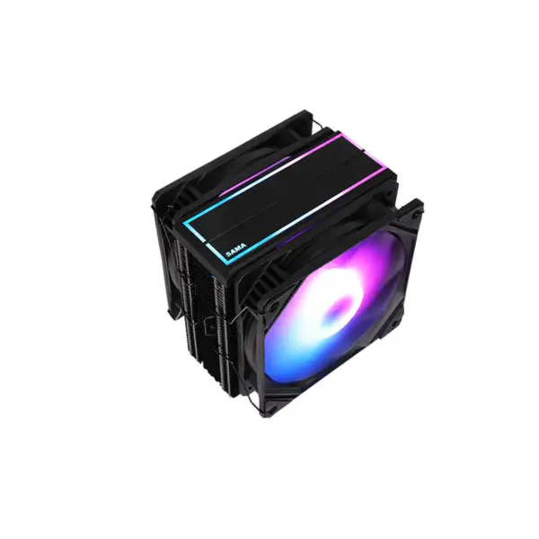 Sama 6cm Universal Amd Intel Platform Cooler Chłodzenie procesora Miedź Pc Cpu Chłodzenie powietrzem Radiator Cpu Fan Cooler