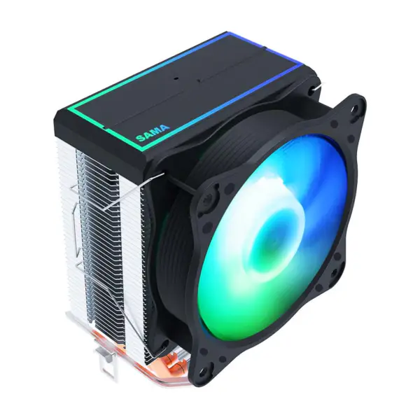 Sama 9cm Universal Amd Intel Platform Cooler Chłodzenie procesora Miedź Pc Cpu Chłodzenie powietrzem Radiator Cpu Fan Cooler