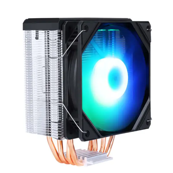 Sama Black Rainbow Rgb Gaming Computer Cooling Radiator Rura cieplna Procesor Chłodzenie powietrzem Chłodnice powietrza Cpu z 4 miedzianymi rurami