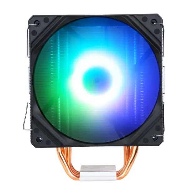 Sama Black Rainbow Rgb Gaming Computer Cooling Radiator Rura cieplna Procesor Chłodzenie powietrzem Chłodnice powietrza Cpu z 4 miedzianymi rurami