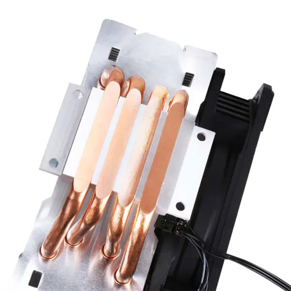 Sama Black Rainbow Rgb Gaming Computer Cooling Radiator Rura cieplna Procesor Chłodzenie powietrzem Chłodnice powietrza Cpu z 4 miedzianymi rurami
