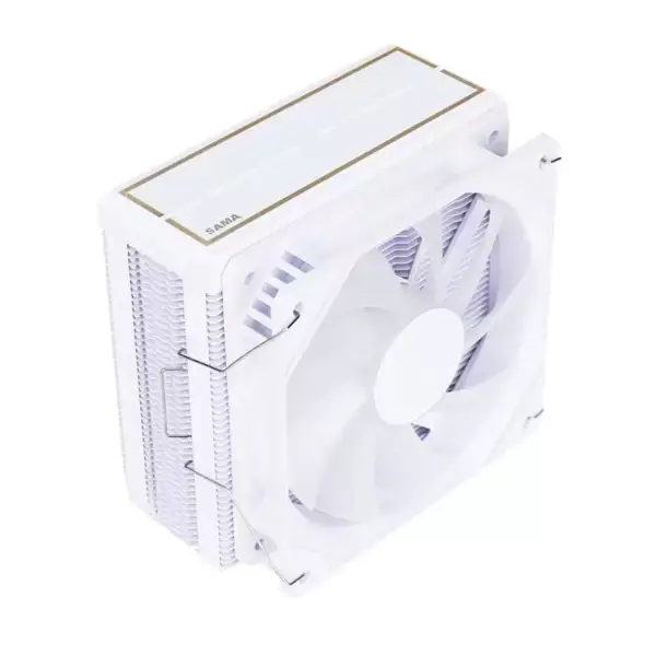 Sama White Rainbow Rgb Gaming Computer Cooling Radiator Rura cieplna Procesor Chłodzenie powietrzem Chłodnice powietrza Cpu z 4 miedzianymi rurami