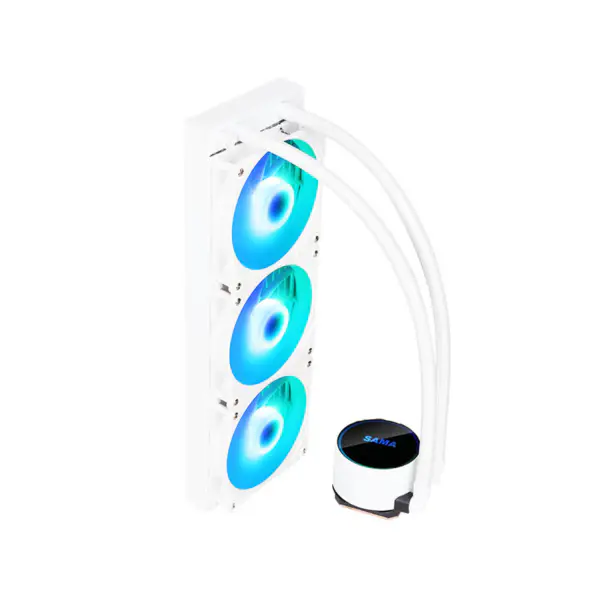 Sma Display Cpu Core Temperature Liquid Cooler 50000hrs Cpu Cooler Rgb Konfigurowalne logo Argb Cpu Cooler
