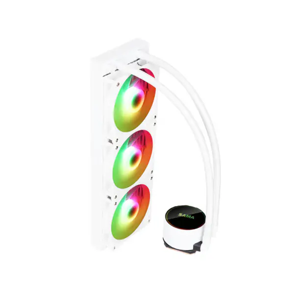Sma Display Cpu Core Temperature Liquid Cooler 50000hrs Cpu Cooler Rgb Konfigurowalne logo Argb Cpu Cooler