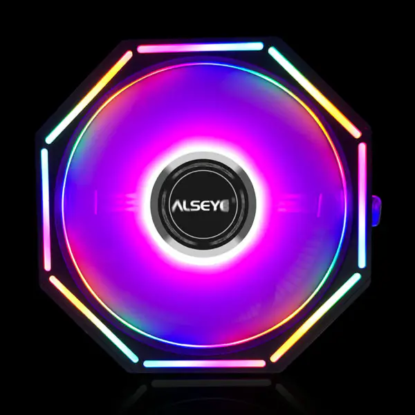 Alseye 120mm Heatsink Rgb Cooling Fan Cpu Cooler 775/115x/1200