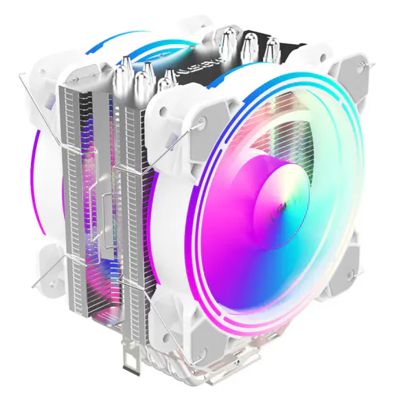 Alseye 6pipes 120mm Heatsink Dual Fan Argb Cpu Fan Cooler