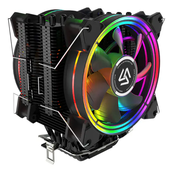 Amazon Najlepiej sprzedający się Tdp 180w Gaming Case Cpu Cooler 120mm Pwm Case Fan Heat Pipes Universal Platform Pc Air Cooler