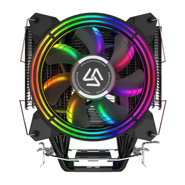 Amazon Najlepiej sprzedający się Tdp 180w Gaming Case Cpu Cooler 120mm Pwm Case Fan Heat Pipes Universal Platform Pc Air Cooler