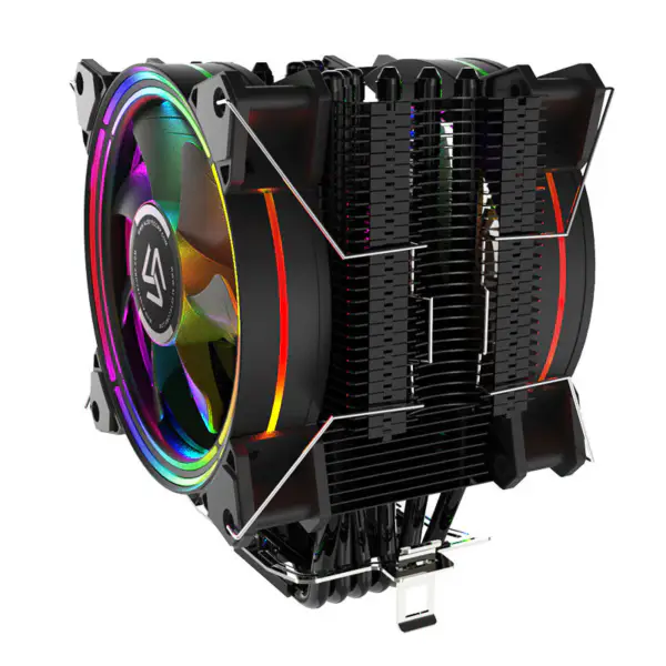 Amazon Najlepiej sprzedający się Tdp 180w Gaming Case Cpu Cooler 120mm Pwm Case Fan Heat Pipes Universal Platform Pc Air Cooler