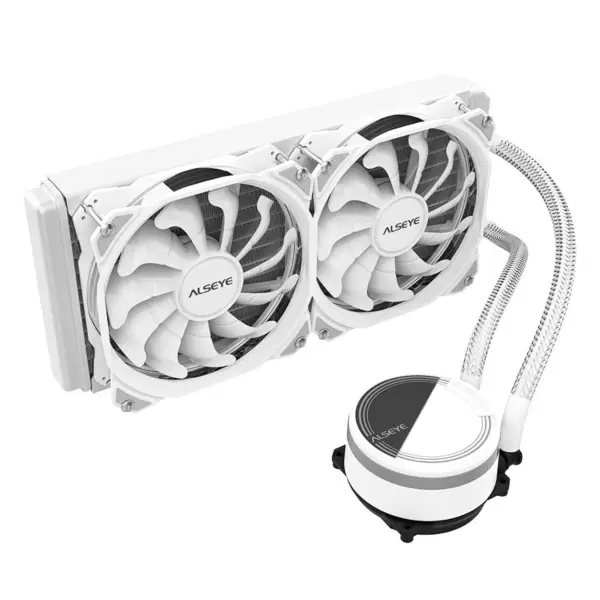 System chłodzenia wodnego RGB Alseye 240 mm Chłodnica do komputerów stacjonarnych i laptopów Chłodnica procesora do gier