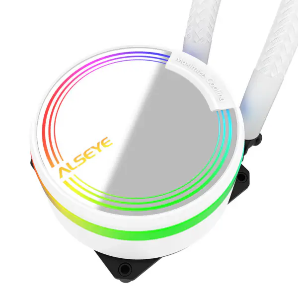 System chłodzenia wodnego RGB Alseye 240 mm Chłodnica do komputerów stacjonarnych i laptopów Chłodnica procesora do gier