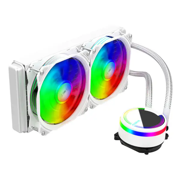 System chłodzenia wodnego RGB Alseye 240 mm Chłodnica do komputerów stacjonarnych i laptopów Chłodnica procesora do gier