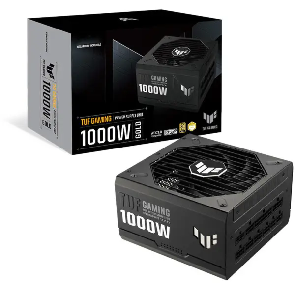AsUs Zasilacze Tuf Gaming 1000g 1000w Zasilacz komputerowy do gier Tuf-gaming-1000g 1000w Atx3.0 Pcb 80plus