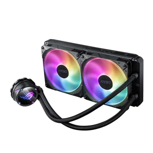 AsUs Rog Strix Lc Ii 280 Argb Aio 2fans Zintegrowany Chłodnica Wodna Wentylator Chłodzący Procesor Asetek