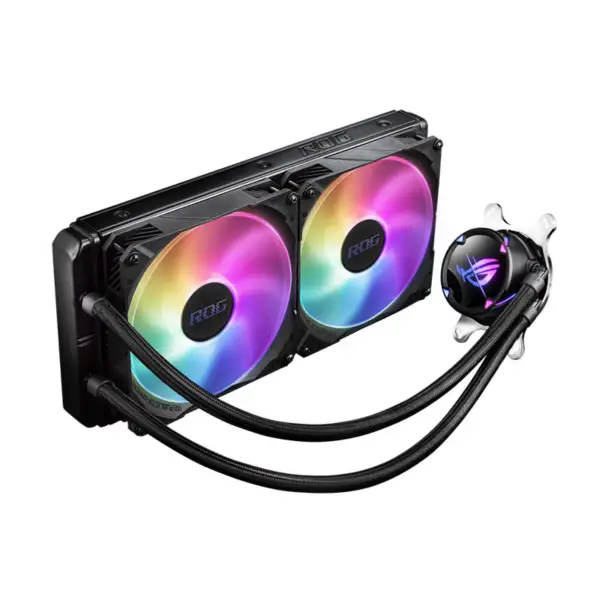 AsUs Rog Strix Lc Ii 280 Argb Aio 2fans Zintegrowany Chłodnica Wodna Wentylator Chłodzący Procesor Asetek
