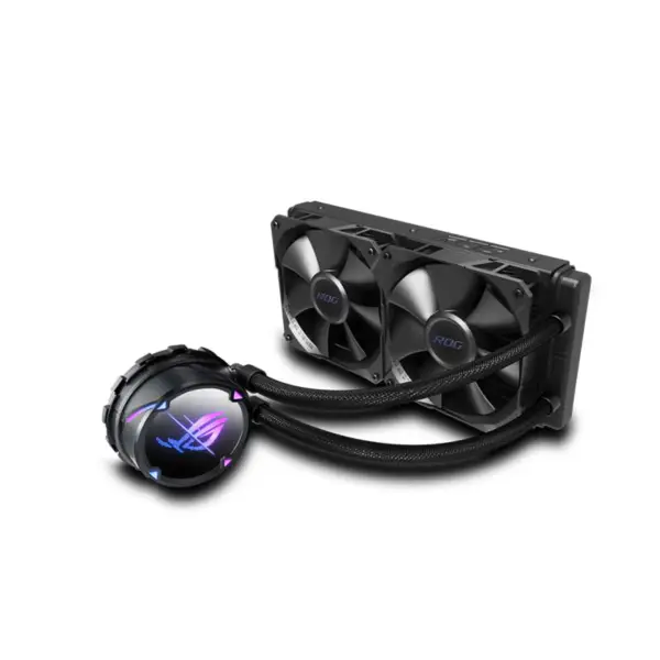 AsUs Rog Strix Lc Ii 240 2fans Zintegrowany wentylator chłodzony wodą Asetek 7th Pwm Dc Cpu Cooling Fan