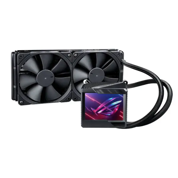 AsUs Rog Ryujin Ii 240 2fans Zintegrowany radiator chłodzenia wodnego 12. generacji Asetek 7. generacji 3,5-calowe chłodzenie procesora LCD