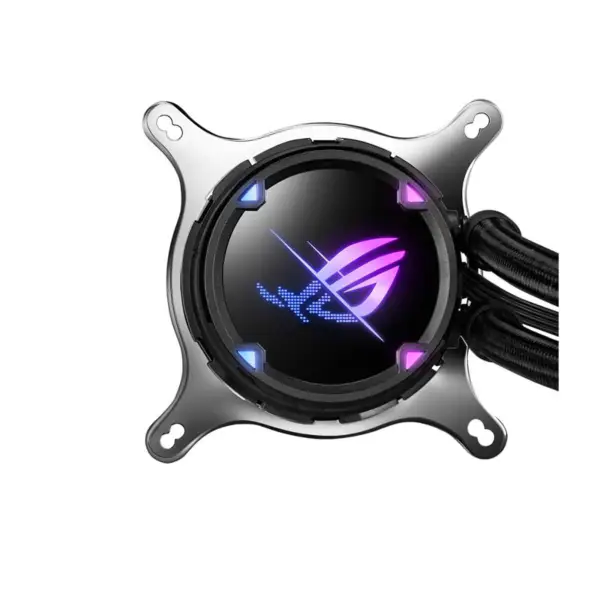 AsUs Rog Strix Lc Ii 360 Argb 3fans Zintegrowany Chłodnica Chłodzona Wodą 12 Generacja Cpu Asetek 7th Pwm Dc Chłodzenie Cpu Wentylator Argb