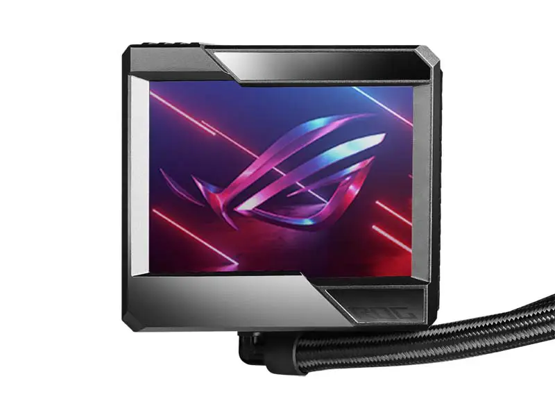 AsUs Rog Ryujin Ii 360 Argb 3fans Zintegrowany Chłodzony Wodą Radiator 12 Gen Cpu Asetek 7 Gen 3.5in Lcd Pwm Dc Argb Cool Fan