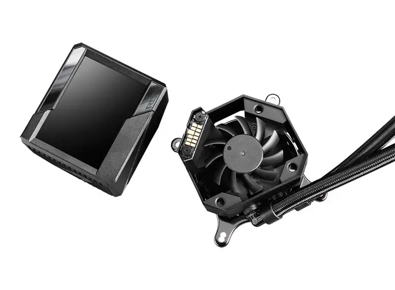 AsUs Rog Ryujin Ii 360 Argb 3fans Zintegrowany Chłodzony Wodą Radiator 12 Gen Cpu Asetek 7 Gen 3.5in Lcd Pwm Dc Argb Cool Fan