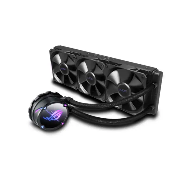 AsUs Rog Strix Lc Ii 360 3fans Zintegrowany Radiator Chłodzenia Wodnego 12 Generacji Cpu Asetek 7th Pwm Dc Cpu Cooling