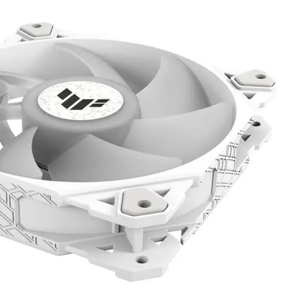 AsUs Tuf Gaming White Heroic Light Tf120 Wentylator obudowy 3 szt. wentylator Argb z kontrolerem efektów świetlnych Tuf Gaming Tf120 Argb 3w1